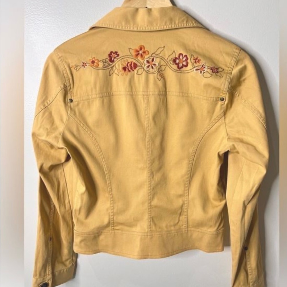 Tommy Bahama Laguna Beachford Button Front Women’s Mustard Jacket - Picture 2 of 13